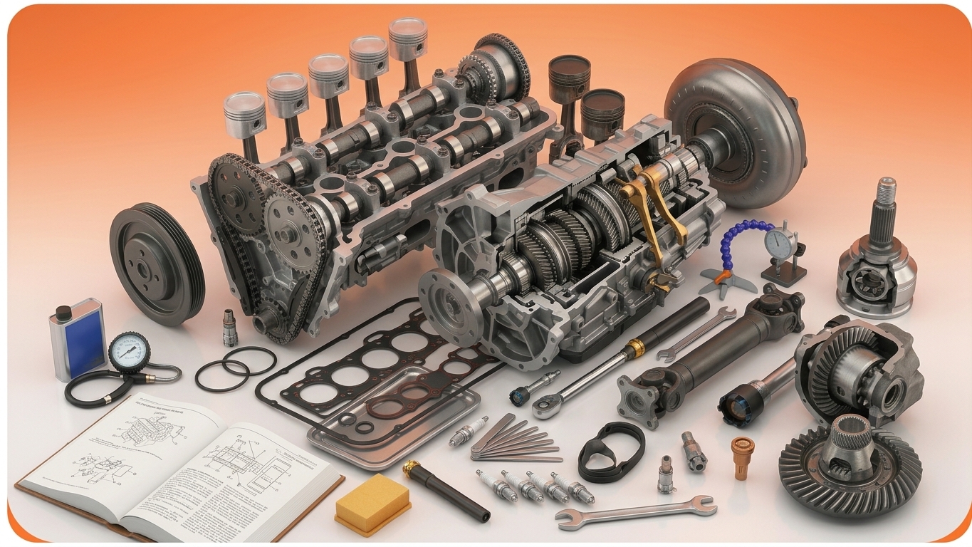 Demystifying the Drivetrain: Essential Transmission & Powertrain Components Explained